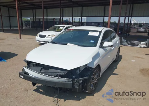 2020 Hyundai Elantra Limited from USA, damaged, VIN 5NPD84LF6LH609523